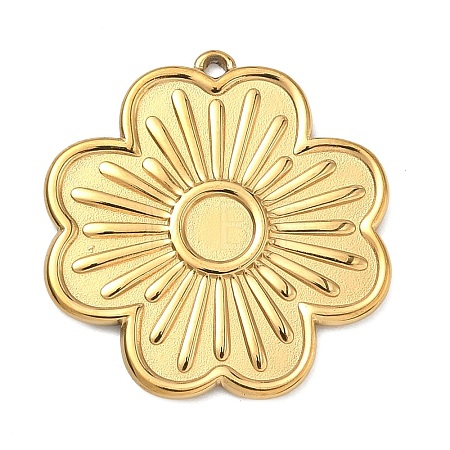 304 Stainless Steel Pendant Cabochons Settings STAS-C168-01G-1