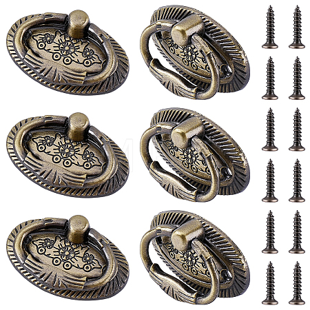 Zinc Alloy Cabinet Drawer Handle FIND-WH0367-100AB-1
