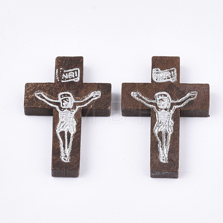Printed Wooden Pendants WOOD-S050-35A-04-1