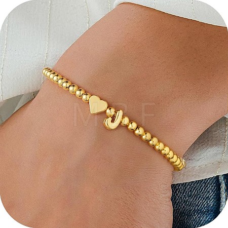 Alloy Beads Stretch Bracelets for Women FS-WG09F24-06-1