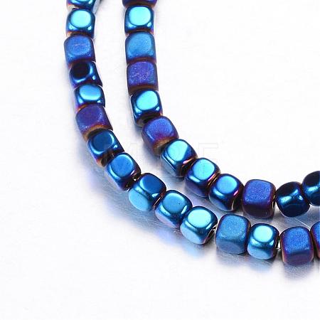 Electroplate Non-magnetic Synthetic Hematite Bead Strands G-Q467-11H-1