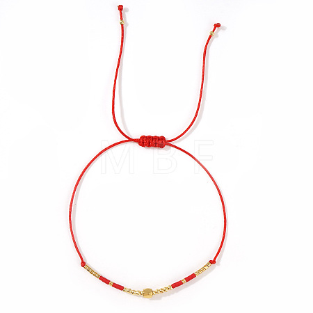 Glass Seed Bead Braided Bracelets for Women AW0420-2-1