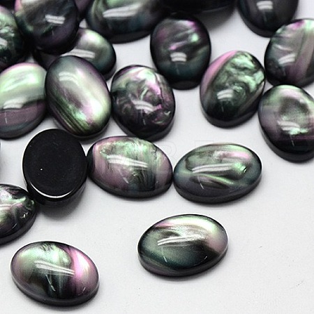 Resin Cabochons X-CRES-J038-10x14mm-02-1