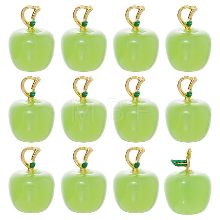 12Pcs Handmade Lampwork Pendants LAMP-CA0001-13A-1