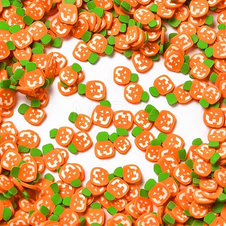 Halloween Handmade Polymer Clay Cabochons X-CLAY-F005-01-1