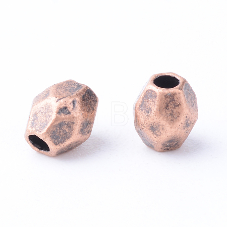 Tibetan Style Alloy Spacer Beads TIBE-Q063-29R-NR-1