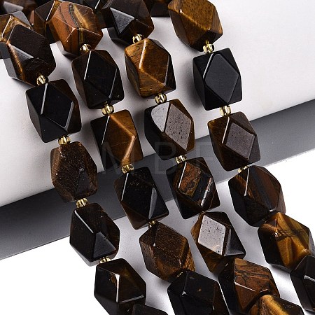 Natural Tiger Eye Beads Strands G-Q608-11F-1