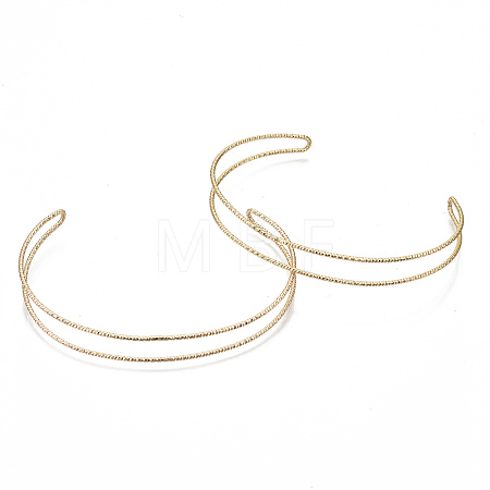Brass Cuff Bangles Making X-KK-S354-279-NF-1