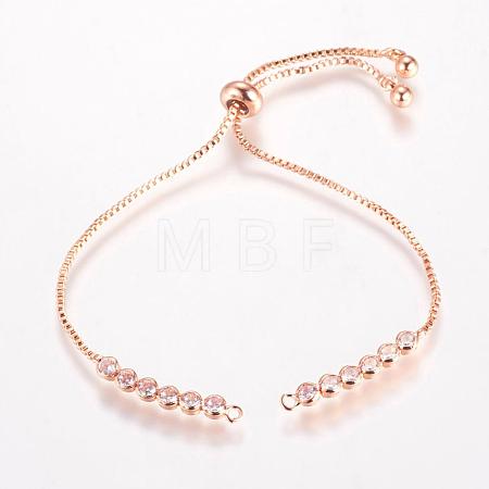 Brass Chain Bracelet Making MAK-P007-03-03RG-1