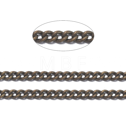 Brass Twisted Chains CHC-S100-AB-NF-1