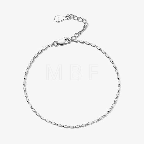 925 Sterling Silver Link Chain Bracelets EJ2248-2-1