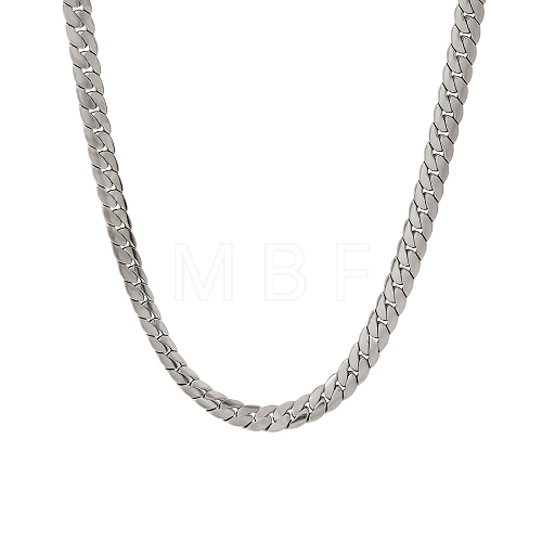 Titanium Steel Necklaces PW-WG33FFA-01-1