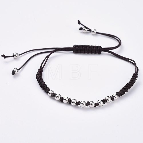 Adjustable Nylon Cord Braided Bead Bracelets BJEW-JB04527-03-1