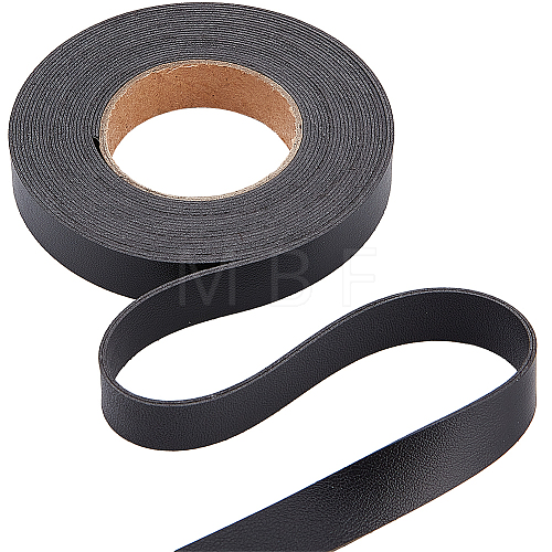 2M PVC Double Face Imitation Leather Ribbons SRIB-WH0011-127A-01-1