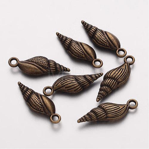 Tibetan Style Alloy Pendants TIBEP-20321-AB-NR-1