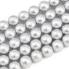 Wrinkle Textured Shell Pearl Beads Strands BSHE-E016-10mm-08-1
