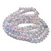 Crackle Glass Beads Strands CCG-C002-8mm-09-2