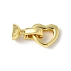 Brass Fold Over Clasps KK-M320-10G-1