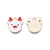 Christmas Alloy Enamel Pendants ENAM-Q442-48A-3