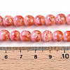 Baking Paint Glass Beads Strands DGLA-N008-8mm-01-5