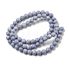 Synthetic Blue Lace Agate Beads Strands G-B071-F02-02-2