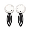 Alloy & Iron Bookmark Cabochon Settings PALLOY-N184-09S-1