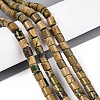 Natural Verdite Stone Beads Strands G-T141-89A-1