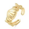 Brass Cuff Rings for Women RJEW-H262-06D-G-4