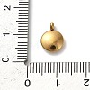 304 Stainless Steel Black Enamel Charms STAS-R009-01G-P-3