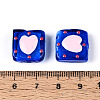 Handmade Spray Painted Lampwork Beads LAMP-N035-02D-4