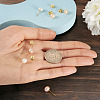 6Pcs 3 Colors Natural Cultured Freshwater Pearl Stud Earrings EJEW-TAC00026-6