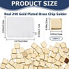 500Pcs Brass Chip Solder KK-CN0003-23A-4