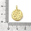 Brass with Enamel Pendants KK-D295-31G-03-2