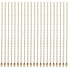 100Pcs Iron Ball Chains with Connectors IFIN-SP0001-67G-7