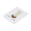 Rectangle Paper Hair Clip Display Cards CDIS-C004-03D-4