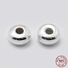 925 Sterling Silver Spacer Beads STER-K171-38S-01-4