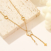 Stainless Steel Flower Pendant Necklaces for Women ZK0151-1-3