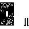 Iron Light Switch Plate Outlet Cover AJEW-WH0197-034-1