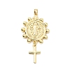 Brass Big Pendants KK-CBA459D-02G-03-1
