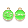 Alloy Enamel Pendants LS-X-ENAM-S124-01A-06D-1