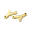 Rack Plating Brass Connector Charms KK-C007-38G-Y-3