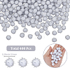 400Pcs Handmade DIY Doll Craft Pom Pom Balls FABR-SC0001-01A-02-2