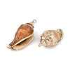 Natural Shell Pendants SHEL-K009-01C-2