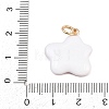 Brass Enamel Pendants ENAM-I087-03F-3