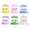 Luminous Transparent Resin Cartoon Pendants CRES-Z004-05-1