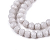 Opaque Solid Color Imitation Jade Glass Beads Strands LS-EGLA-A044-P6mm-D19-3