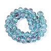 Handmade Luminous Lampwork Beads Strands LAMP-N037-01E-3