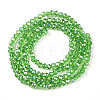 Electroplate Glass Beads Strands EGLA-A044-T1mm-B11-3