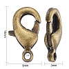 Brass Lobster Claw Clasps KK-901-AB-NF-4