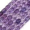 Transparent Glass Beads Strands GL-A001-01A-06-1